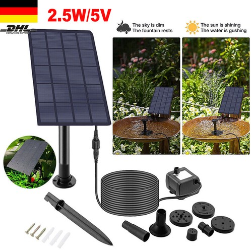 Solar wasserpumpe 5w - wasserpumpe, 2.5w