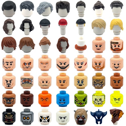 Lego köpfe und - lego, haare