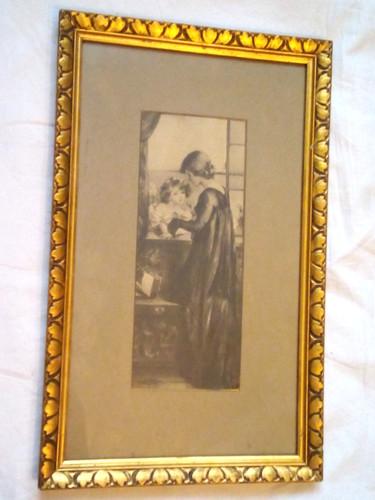 Großer vergoldeter jugendstil - vergoldeter,