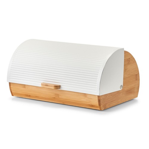 Zeller brotkasten bamboo - bamboo, weiß