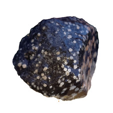 Rohstein Schneeflockenobsidian