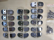 16 x Glasplattenhalter, Glashalter Edelstahl für Glas von 8mm, Geländerhalter