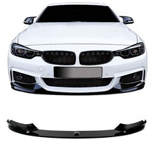 Frontspoiler Spoiler mit ABE SCHWARZ GLANZ für BMW F32 F33 F36 ab 2013-2021