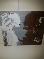 Acryl Gemälde  Handgemalte Bilder 30×70