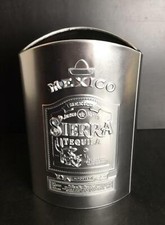 Sierra Tequila Flaschenkühler/Flaschenhalter,  Mexiko, silber, Bar, Neu