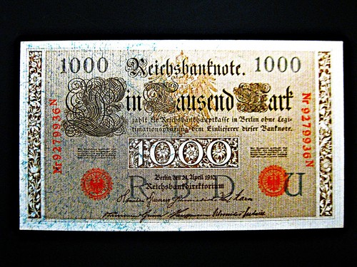 Reichsbanknote 000 mark 1910 - 1.000,