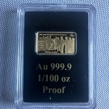 Goldbarren, 100 D-Mark