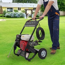 Benzinmotor Dampfstrahler Profi Benzin Hochdruckreiniger 190bar 4900Watt 6.5PS