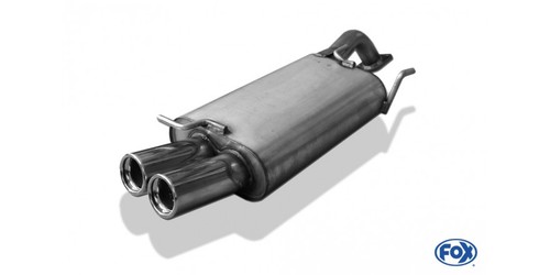 Fox endschalldämpfer 2x76 - -,