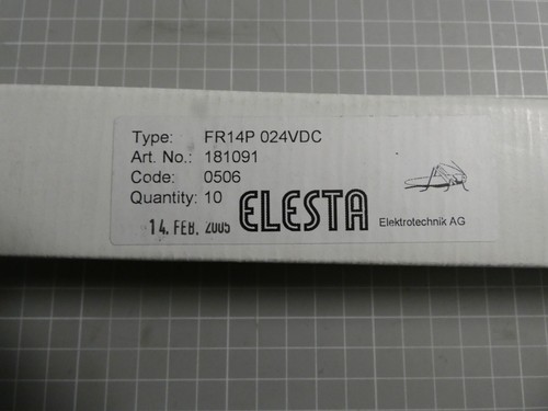 Elesta industrierelais fr14p - elesta,