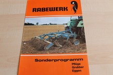144311) Rabewerk Sonderprogramm - Pflüge Eggen Grubber - Prospekt 04/1982