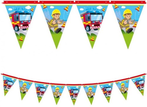 Feuerwehr fahnengirlande - feuerwehr,