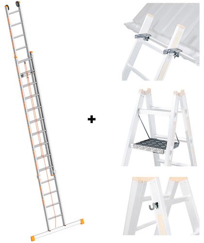 Layher seilzugleiter alu - seilzugleiter,
