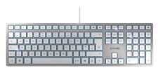 Britische verkabelte Ultraflache Design Tastatur CHERRY KC 6000 SLIM QWERTY grau