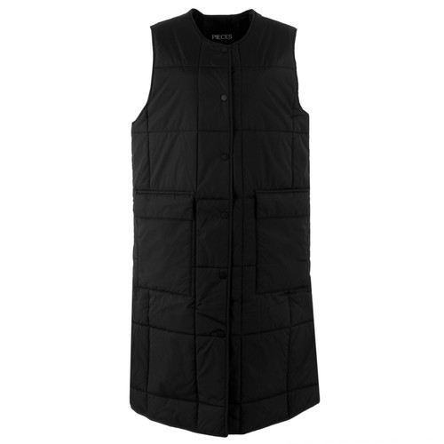 Pieces damen maxi - maxi, steppweste
