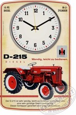 IHC D 215 McCormick Oldtimer Schlepper Wanduhr Geschenk Traktor