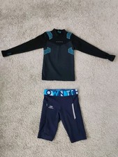 Oberteil Sport Thermoshirt und Sporthose Kinder Jungen Mädchen Gr. ca. 116 122