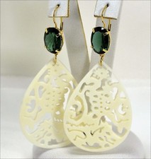 18KT Gold Yellow Earrings With