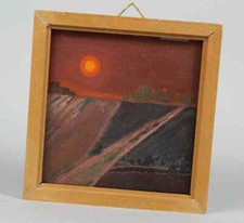 Kleines Hinterglasbild