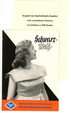 Agfa broschüre schwarz weiss - schwarz-,
