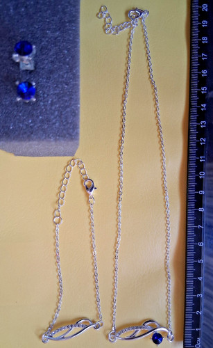 Modeschmuck set aus kurzer - modeschmuck,