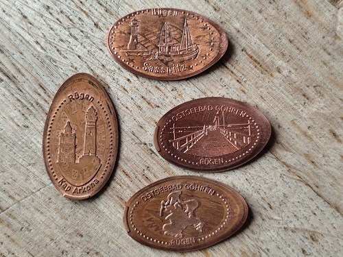 Elongated coin quetschmünze - coin,