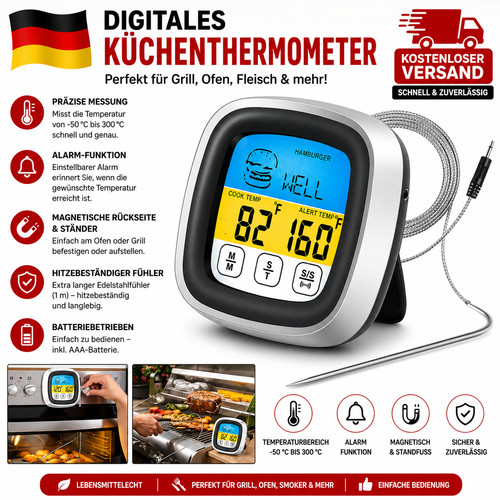 Digital bratenthermometer - digital,