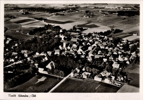 Markt schwaben oberbayern - ak,