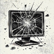 DEFEKT LCD-MONITOR SAMSUNG