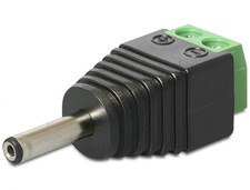 DC-Stecker / Hohlstecker 3,5x1,35mm - Schraubmontage