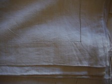 Leinen Doppelbettlaken - antik