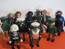 Playmobil Figuren SEK Brandermittler Security Polizei Wachmann Konvolut Zubehör