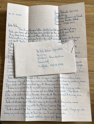Einseitiger gefängnisbrief - einseitiger,
