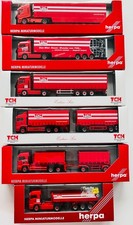 Herpa 6 LKW "TCH Truck & Trailer Rental" 1:87 in OVP