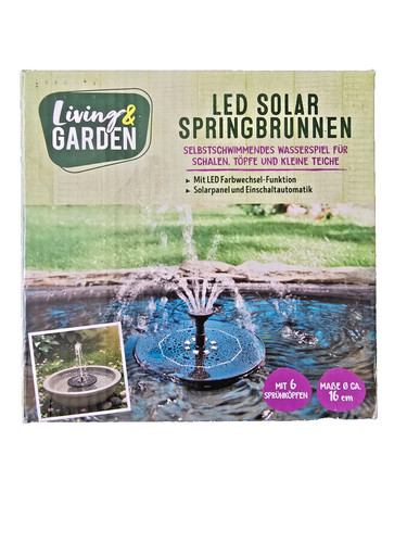 Led solar akku - solar, brunnen