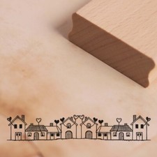 Motivstempel Häuser mit