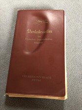 Verkehrsatlas DDR Der Deutschen Demokratischen Republik 1959 1. Auflage 