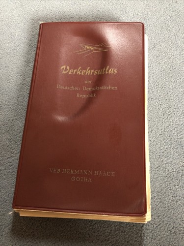 Verkehrsatlas ddr der - verkehrsatlas,
