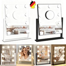 9LED Hollywood Schminkspiegel mit Beleuchtung 36,5x29cm Kosmetikspiegel Dimmbar