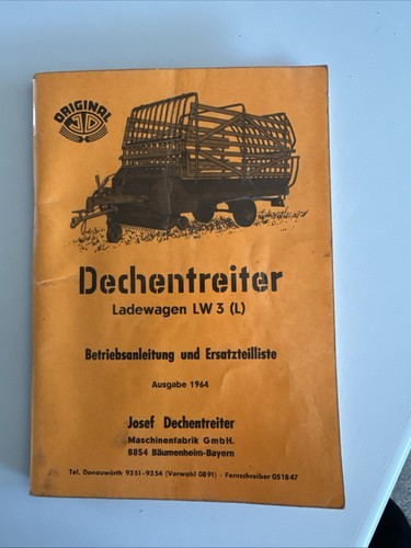 Dechenreiter ladewagen lw3 - dechenreiter,