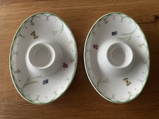 2 Stück Villeroy & Boch®  "Colourful Spring" Eierbecher, Premium Porzellan