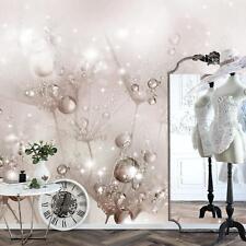 Fototapete Blumen Pusteblume Wohnzimmer Schlafzimmer Braun Vlies Tapete 9432c