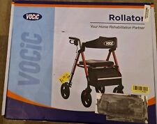 Rollator Gehhilfe Einkaufshilfe Vocic Schwarz nur 8,8kg