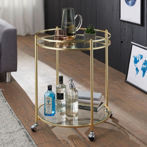 Finebuy servierwagen gold - gold, Ø