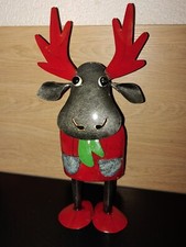 Elchfigur aus Metall Dekoelch