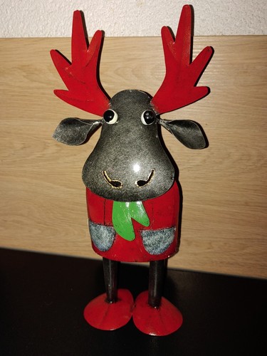 Elchfigur aus metall dekoelch - aus,