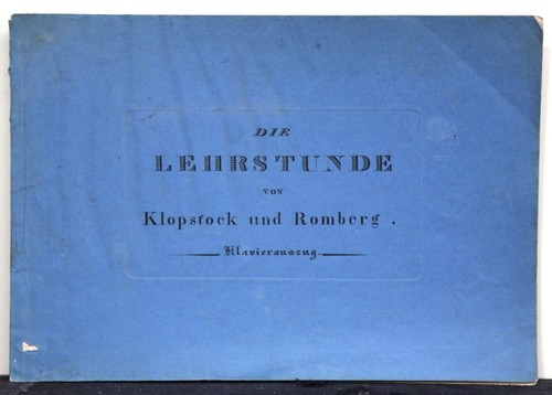 Romberg klopstock die - romberg,
