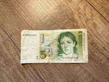 Deutsche Mark, 5 DM Schein 