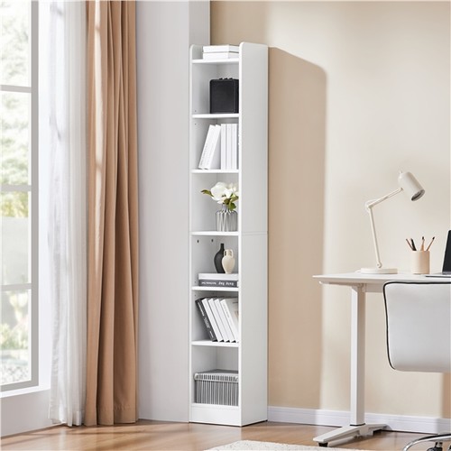 Stufiges bücherregal mit - 7-stufiges,