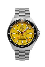 UMF RUHLA Automatik Herrenuhr NVA Kampfschwimmer Zifferblatt gelb -1932M-5